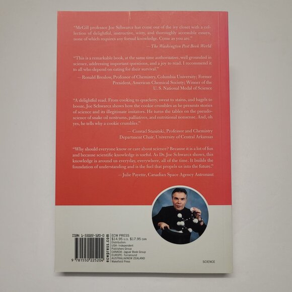 2002 That's the Way the Cookie Crumbles By Dr. Joe Schwarcz Book - Paperback - Picture 3 of 5